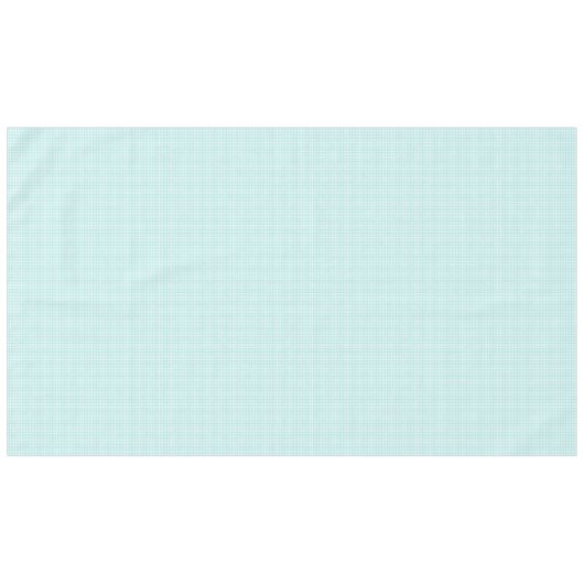 F & L Aqua Gingham Tischdecke (Vorderseite (Horizontal))