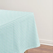 F & L Aqua Gingham Tischdecke (Beispiel)