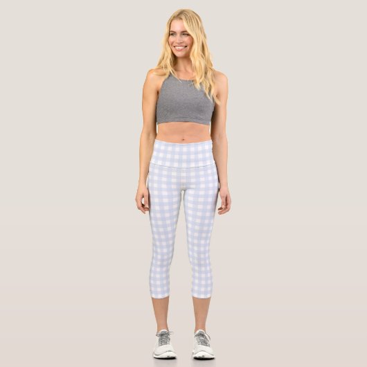 F & L Blau Capri Leggings (Vorderseite)
