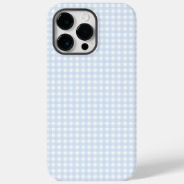 F & L Blue Gingham Case-Mate iPhone 14 Pro Max Hülle