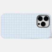 F & L Blue Gingham Case-Mate iPhone Hülle (Rückseite (Horizontal))