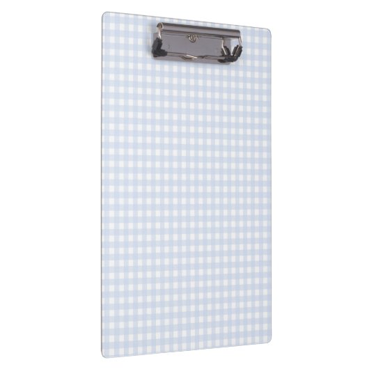 F & L Blue Gingham Klemmbrett (Rechts)