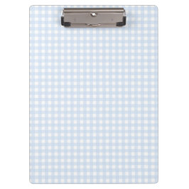 F & L Blue Gingham Klemmbrett