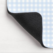 F & L Blue Gingham Mousepad (Ecke)