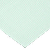 F & L Bright Green Gingham Tischdecke (Schrägansicht)