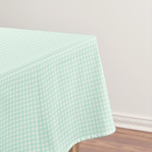 F & L Bright Green Gingham Tischdecke (Beispiel)