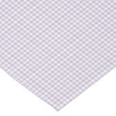 F & L Dark Lila Gingham Tischdecke (Schrägansicht)