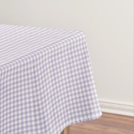 F & L Dark Lila Gingham Tischdecke