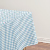 F & L Darker Blue Gingham Tischdecke (Beispiel)
