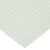 F & L Darker Green Gingham Tischdecke (Schrägansicht)