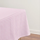 F & L Darker Pink Gingham Tischdecke (Beispiel)