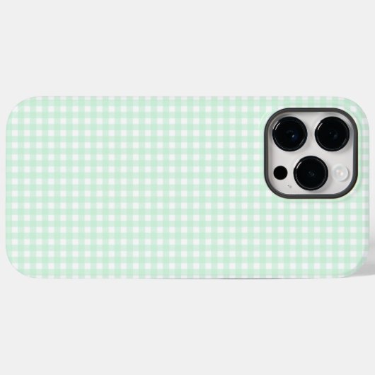 F & L Green Gingham Case-Mate iPhone Hülle (Rückseite (Horizontal))