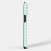 F & L Green Gingham iPhone Hülle (Rechte Seite)