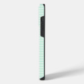 F & L Green Gingham iPhone Hülle (Linke Seite)