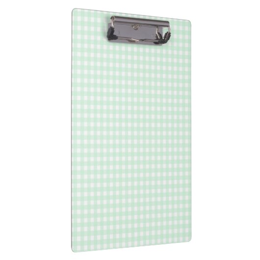 F & L Green Gingham Klemmbrett (Rechts)