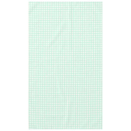 F & L Green Gingham Tischdecke (Vorderseite)