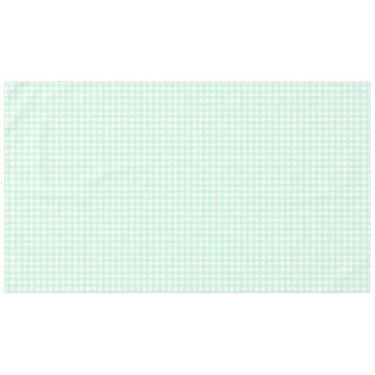F & L Green Gingham Tischdecke (Vorderseite (Horizontal))