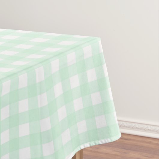 F & L Green Gingham Tischdecke (Beispiel)