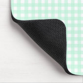 F & L Grün Gingham Mousepad (Ecke)