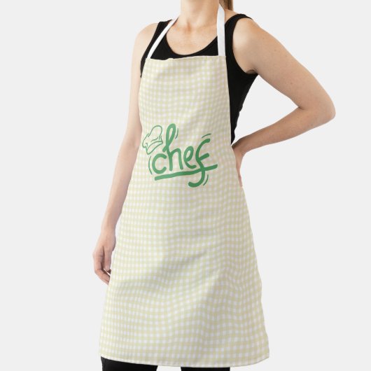 F&L Koch in Gingham All-over Print Schürze (InSitu)