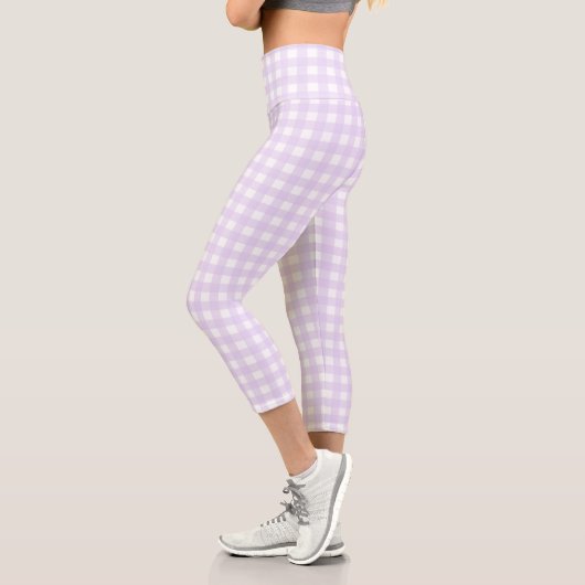 F & L Lila Gingham Capri Leggings (Links)