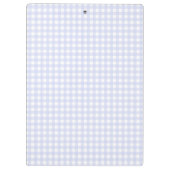 F & L Lila Gingham Klemmbrett (Rückseite)