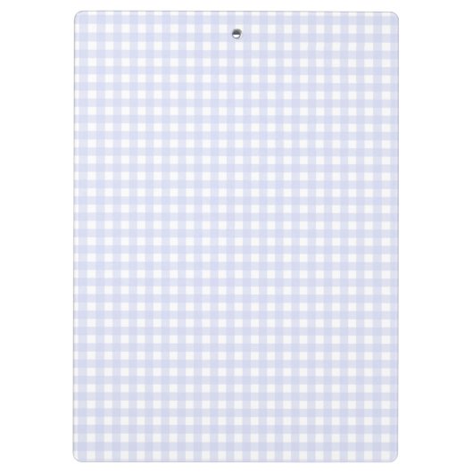 F & L Lila Gingham Klemmbrett (Rückseite)