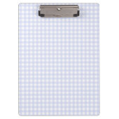 F & L Lila Gingham Klemmbrett (Vorderseite)