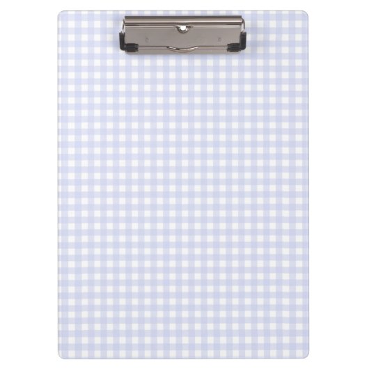 F & L Lila Gingham Klemmbrett (Vorderseite)