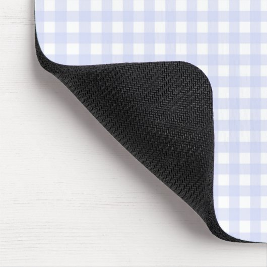 F & L Lila Gingham Mousepad (Ecke)