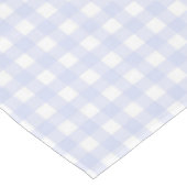 F & L Lila Gingham Tischdecke (Schrägansicht)