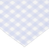 F & L Lila Gingham Tischdecke (Schrägansicht)