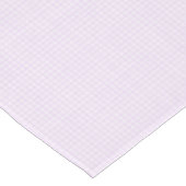 F & L Pastel Lila Gingham Tischdecke (Schrägansicht)
