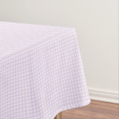 F & L Pastel Lila Gingham Tischdecke (Beispiel)