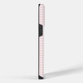 F & L Peach Gingham iPhone Hülle (Rechte Seite)