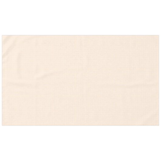 F & L Peach Gingham Tischdecke (Vorderseite (Horizontal))