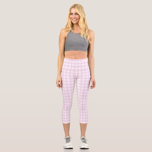 F & L Ping Gingham Capri Leggings (Vorderseite)