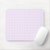 F & L Pink Gingham Mousepad (Mit Mouse)