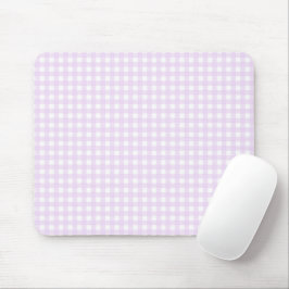 F & L Pink Gingham Mousepad