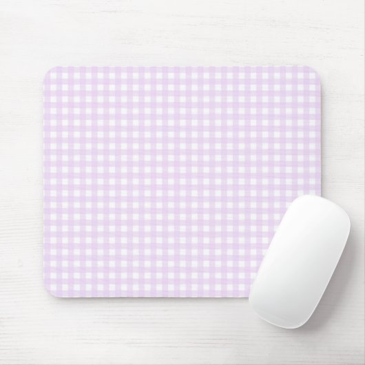 F & L Pink Gingham Mousepad (Mit Mouse)