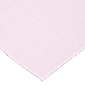 F & L Pink Gingham Tischdecke (Schrägansicht)