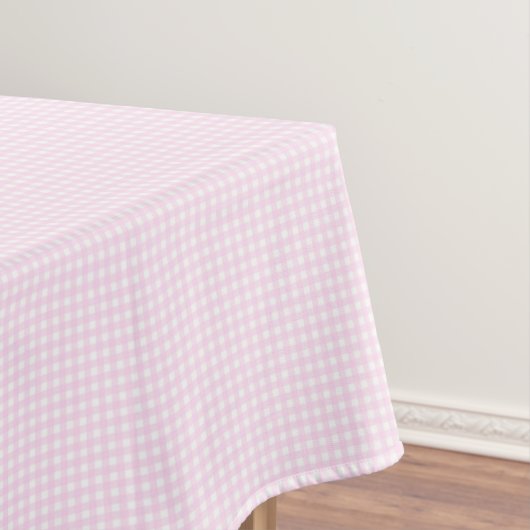 F & L Pink Gingham Tischdecke (Beispiel)