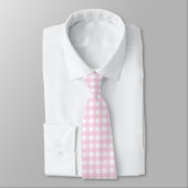 F & L Rosa Gingham Krawatte (Gebunden)
