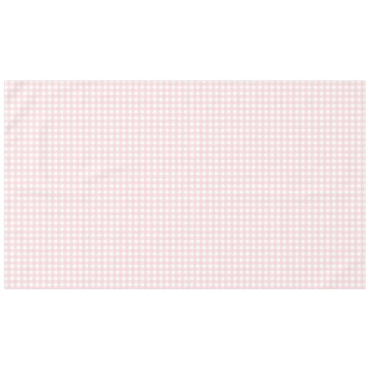 F & L Tan Gingham Tischdecke (Vorderseite (Horizontal))