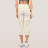 F & L Yellow Gingham Capri Leggings (Rückseite)