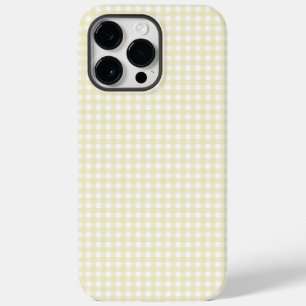 F & L Yellow Gingham Case-Mate iPhone 14 Pro Max Hülle