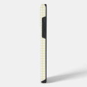 F & L Yellow Gingham iPhone Hülle (Linke Seite)