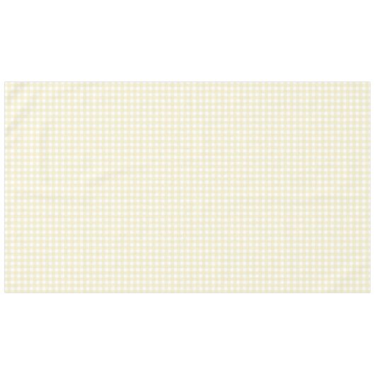 F & L Yellow Gingham Tischdecke (Vorderseite (Horizontal))