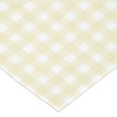 F & L Yellow Gingham Tischdecke (Schrägansicht)