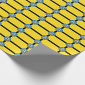 F lag in Wellington City, Neuseeland Magnet Geschenkpapier (Ecke)